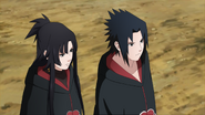 Sasuke and Mira in the Akatsuki.