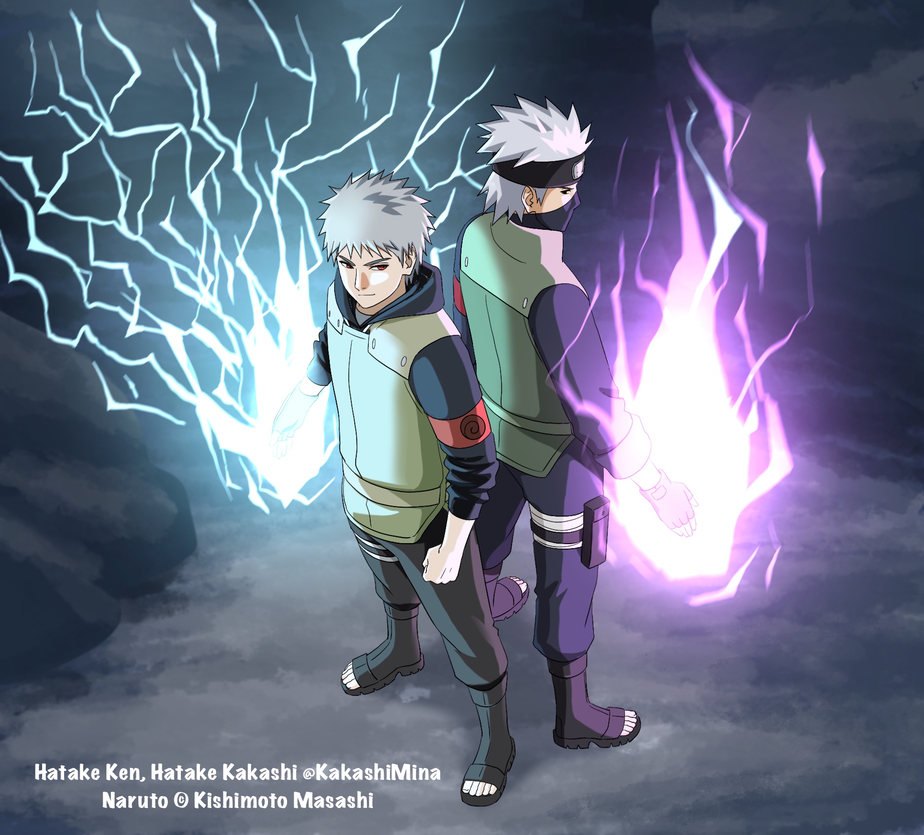 Naruto meets kid Kakashi !!! 