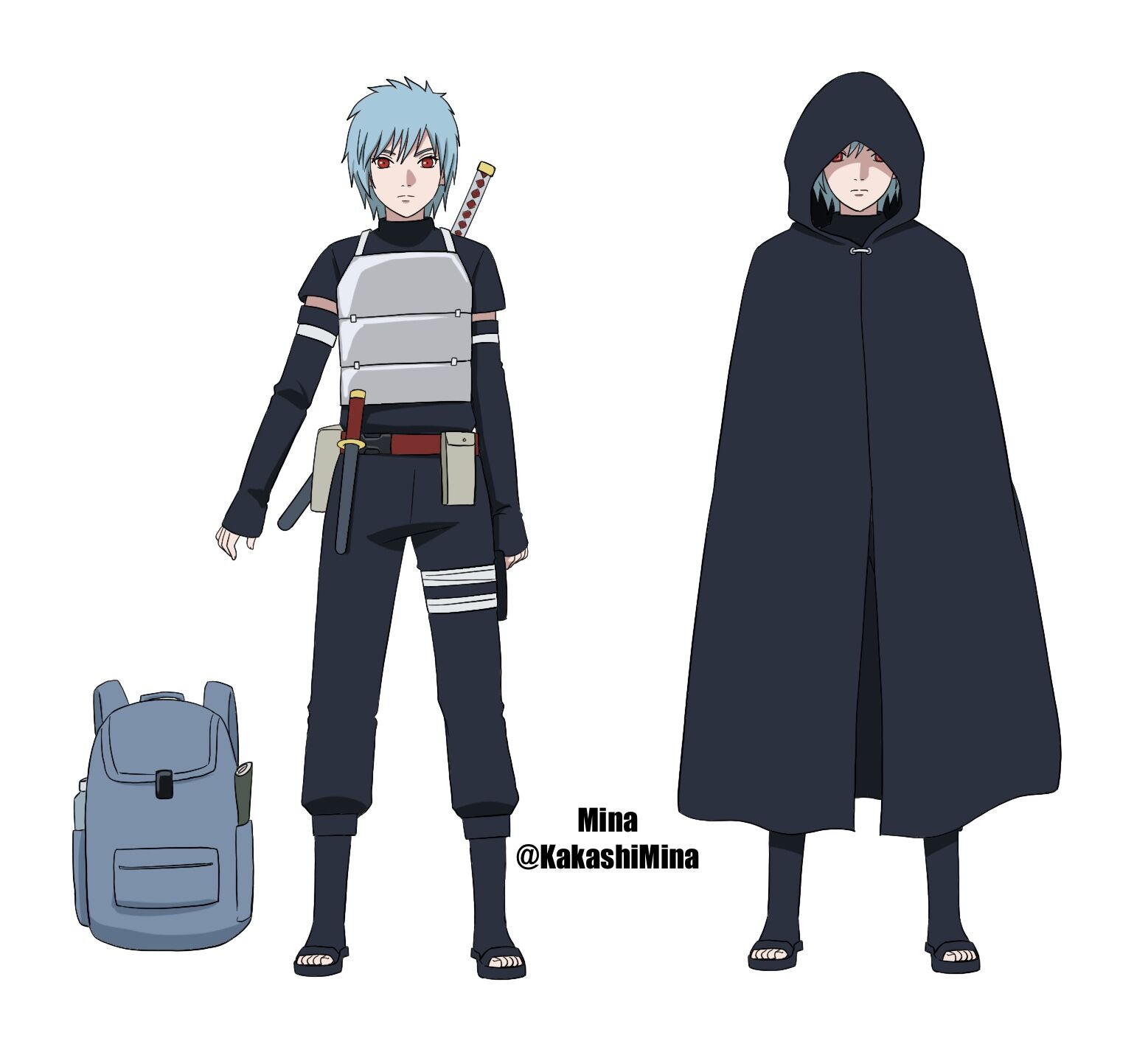 25+ Kakashi Hatake Clan Mina Naruto Background