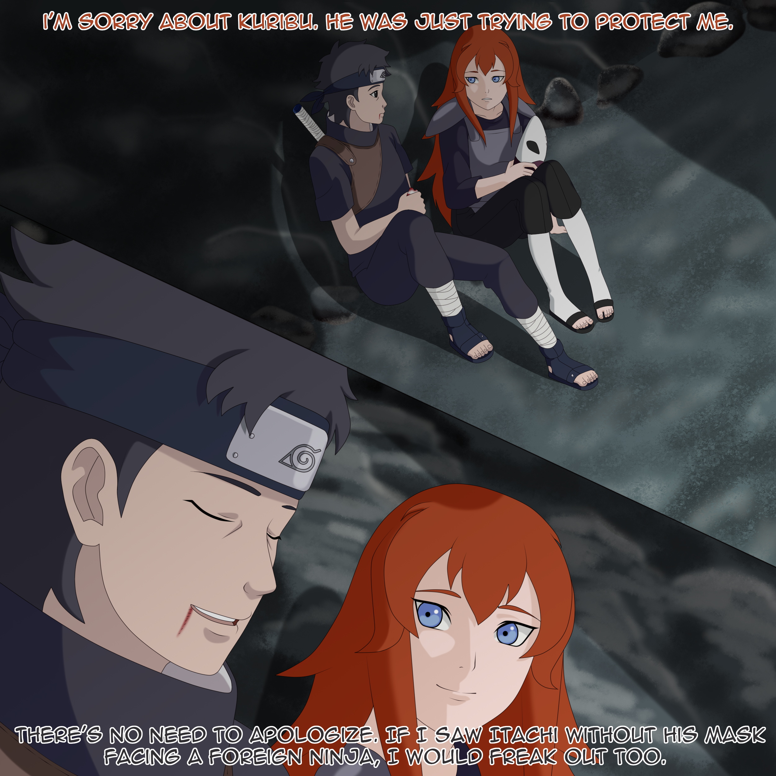 Kushina: Qual é o nome dele? - Deidara - K A T S U