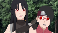 Mira Uchiha training Sarada.