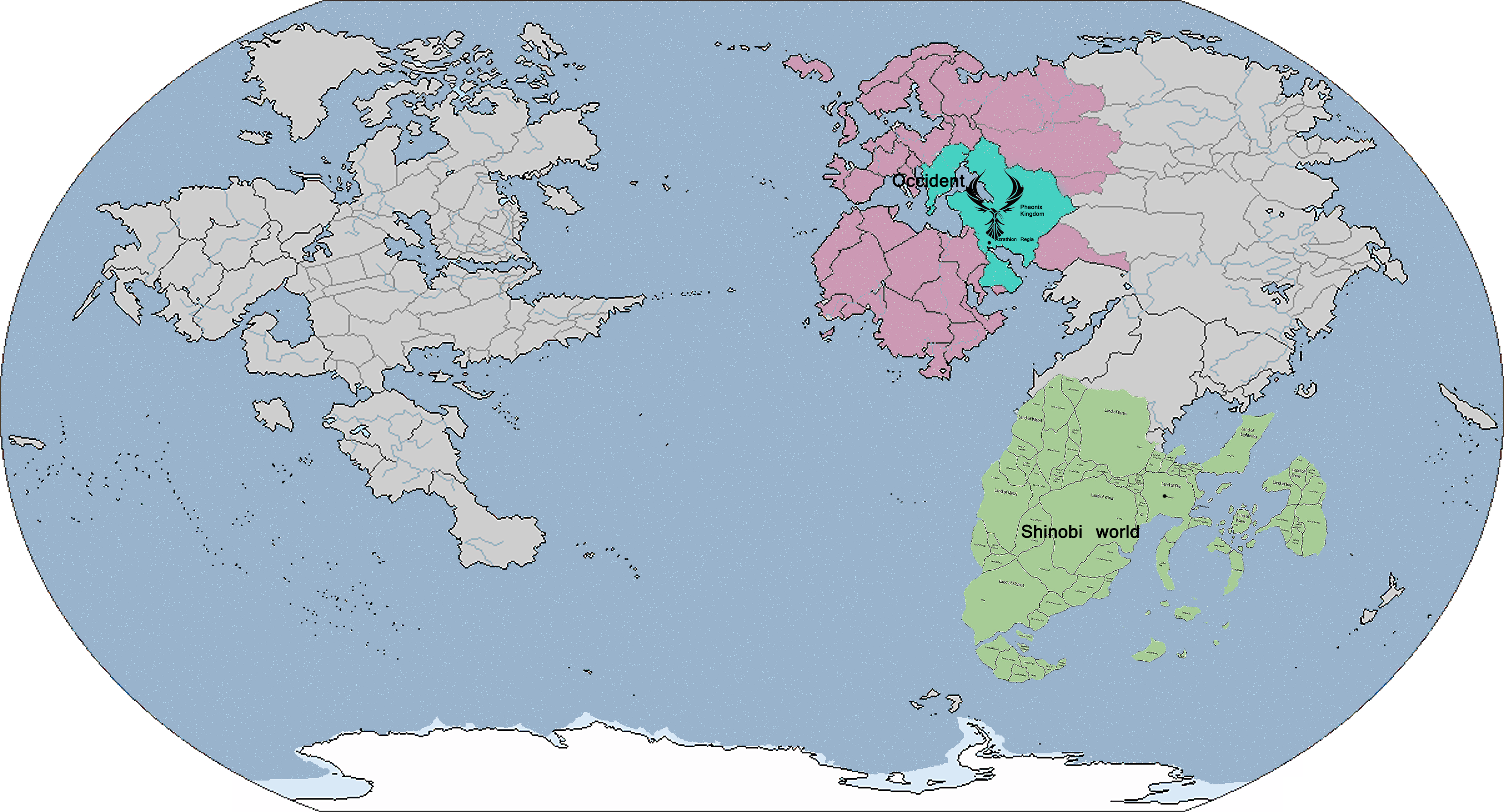 Is this the full official word map of the Naruto Universe ?