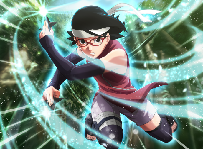 吉岡 隼 on X: RT @FoursOnes_41: Our future Hokage, Sarada Uchiha 🥗✨ #BORUTO # SARADA  / X