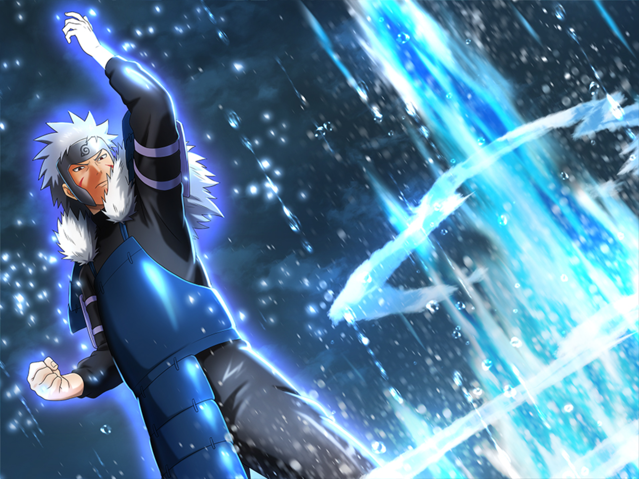 Water Style Great Water Spear Jutsu NarutoxBorutoNinjaVoltage Wiki