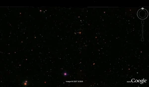 Space field with stars