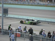 Benson practicing the #36 car at the 2007 Ford Championship Weekend at the Homestead-Miami Speedway.