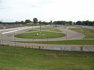 1/4 mile oval and  tracks, plus most of the 1/2 mile ovals