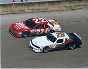 1987-Bobby and Davey on track