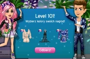 Powiadomienie przy zdobyciu 101 level'a