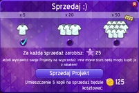 Sprzedaż projektu
