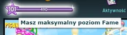 101 level na pasku fame