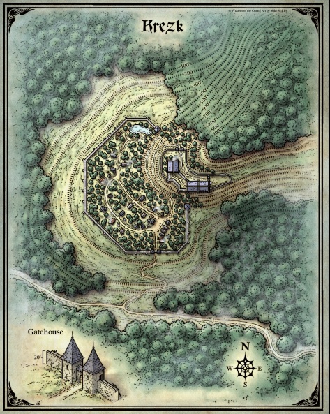 curse of strahd castle ravenloft map