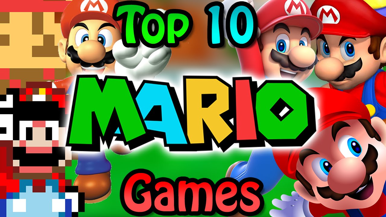 TOP 10 MELHORES JOGOS DO MARIO 