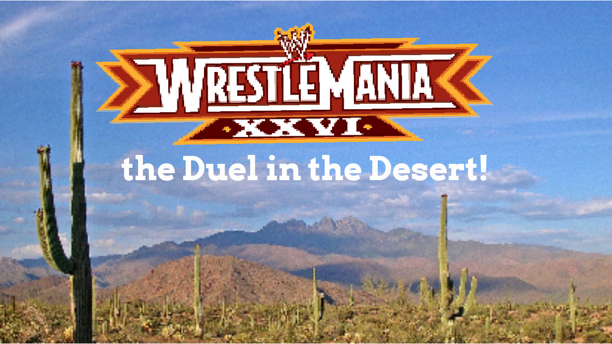 WrestleMania 26 the Duel in the Desert Nathan's world Wiki Fandom