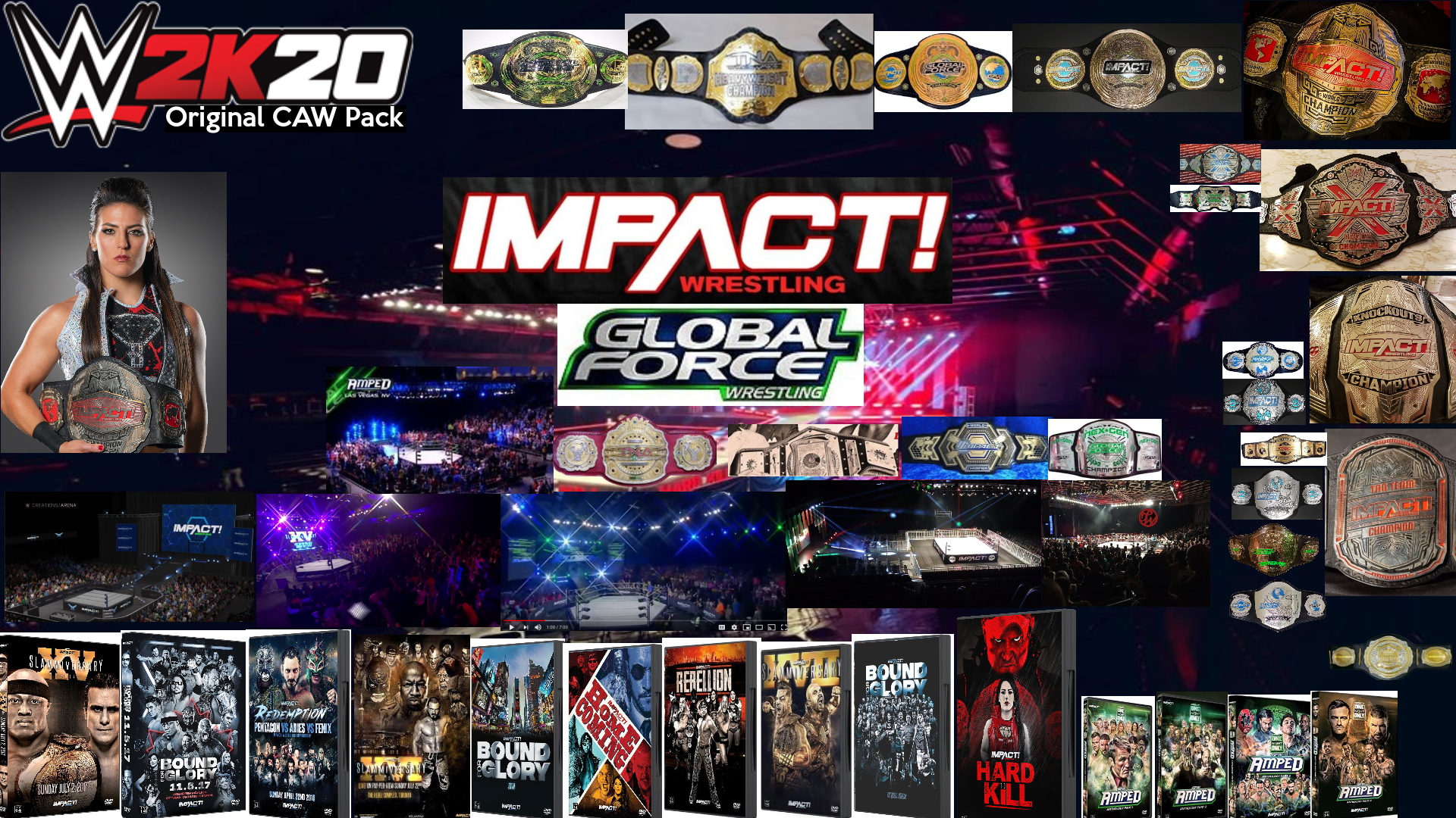 tna wrestling impact and caw