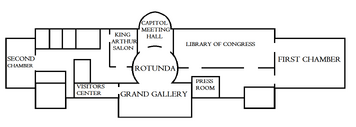 Map of the Capitol