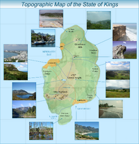 Kings topographic and nature