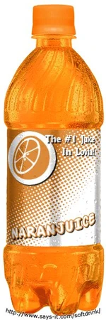 The popular juice brand 'Naranjuice' named itself in reference to this term.