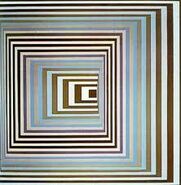 Vonal by Victor Vasarely (1968)