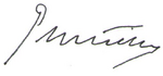 King Sebastian signature