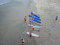 Beach from above