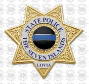 Seven State Police Badge