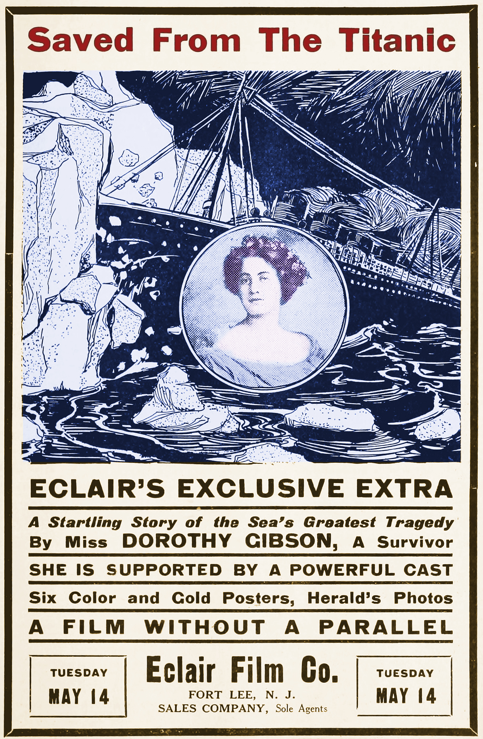 Saved from the Titanic (1912 Silent Movie) | NATIONAL ARCHIVE Wiki | Fandom