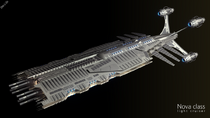 Nova-class Battle Cruiser. A common site in the Fleet