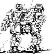 The Snow Giant I, United Alaska's first-generation medium battlemech.