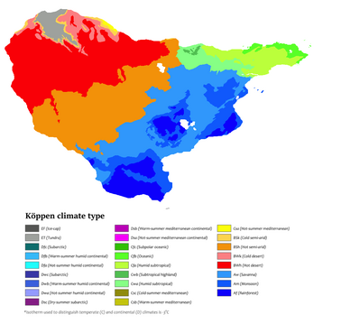 Lingang climate map