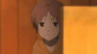 Young Natsume seeing the other kids playing tag shadowEpisode 39