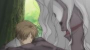Hishigaki captures Natsume, thinking he is the renowned, very powerful  Natsume Reiko.