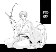 Yuki Midorikawa's afterwords illustration of Volume 1.