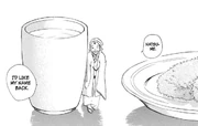 Natsume seeing Tsuyukami for the first time.