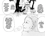 Hana telling Natsume about her meeting with Tsuyukami when she was young.