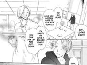 Touko Fujiwara and Natsume at dinner