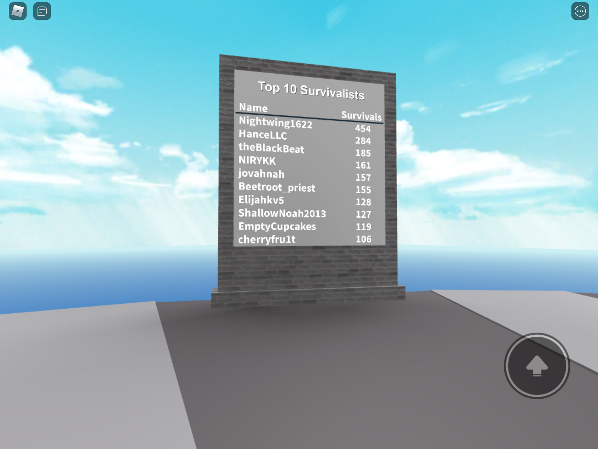 Survivalist Leaderboard Natural Disaster Survival Wiki Fandom - roblox natural disaster survival wiki