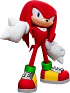 Knuckles in Sonic Frontiers