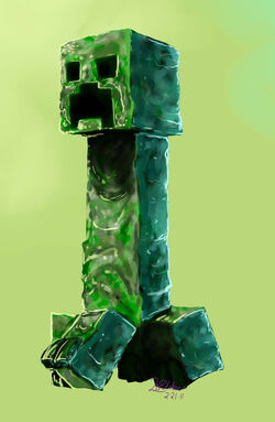 Real Creeper :) Minecraft Mob Skin