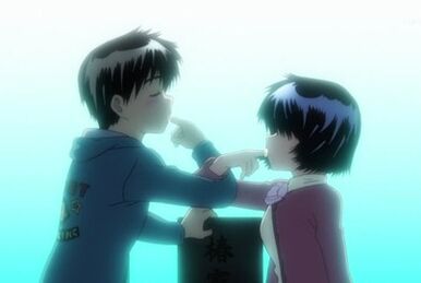 Mysterious Girlfriend X Nazo no Kanojo X Mikoto Urabe Akira Tsubaki Room  Leaning Eye Revealed From Hair Smile – Vintagecoats