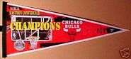 1996 Chicago Bulls Eastern Conference Champions Pennant