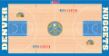 Denver Nuggets home court.