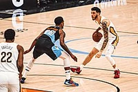 Ball playing for the Pelicans in 2020.
