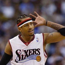 Iverson's famous celebration