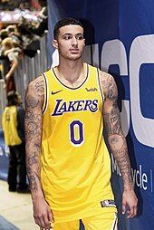 Kyle Kuzma - Los Angeles Lakers - Game-Issued Classic Edition Minneapolis  Lakers 1948-52 Road Jersey - 2017-18 Season