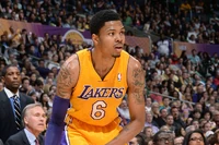 Bazemore during his first stint with the Lakers in 2014.
