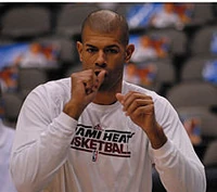 Battier as a member of the Heat in 2012.