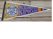 1990s Sacramento Kings Pennant