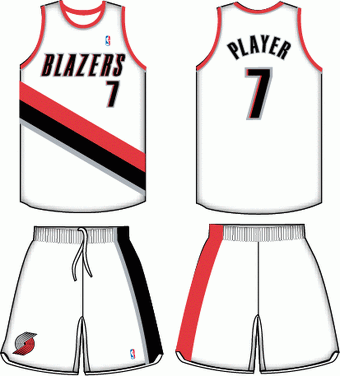 trail blazers away jersey