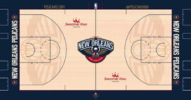 new orleans pelicans court